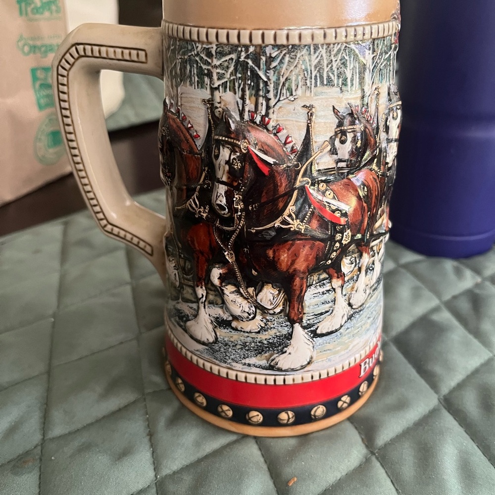 Budweiser Clydesdale Stein. 1988 collectors series